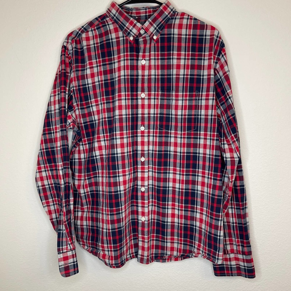 Old Navy Checked Shirt Men Sz L slightly used